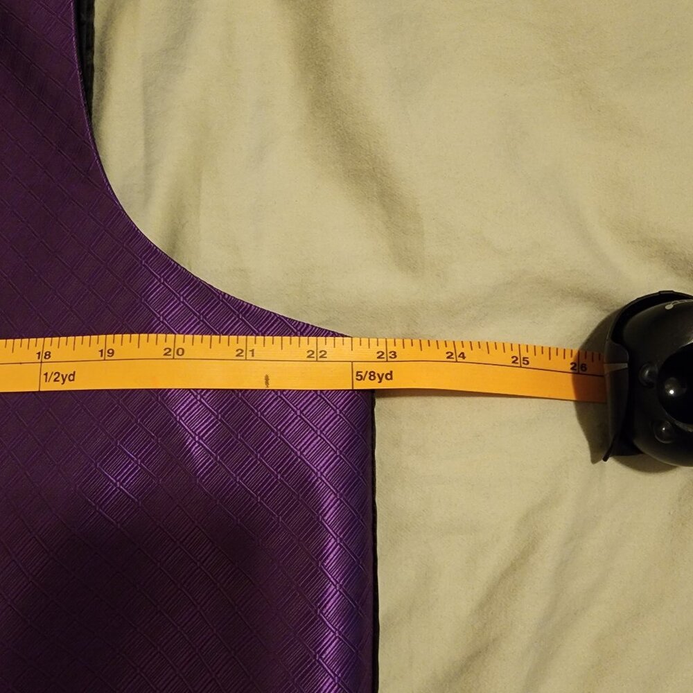Ferrecci formal vest, 4xl, Purple - Picture 4 of 4